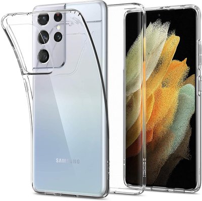 Чехол Spigen для Samsung Galaxy S21 Ultra - Liquid Crystal, Crystal Clear (ACS02347) ACS02347 фото