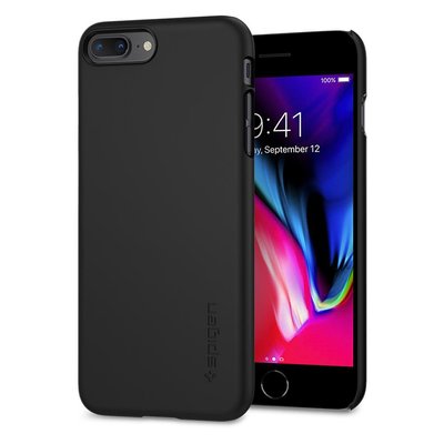 Чехол Spigen для iPhone 8 Plus Thin Fit, Black (055CS22238) 055CS22238 фото