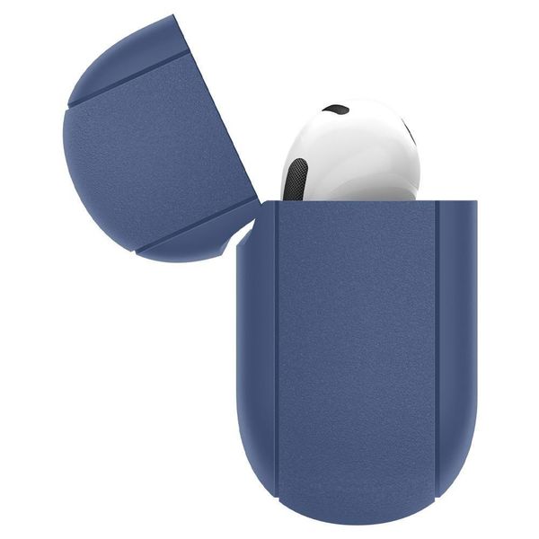 Чохол Spigen для Apple AirPods 3 — Silicon Fit, Deep Blue (ASD02899) ASD02899 фото
