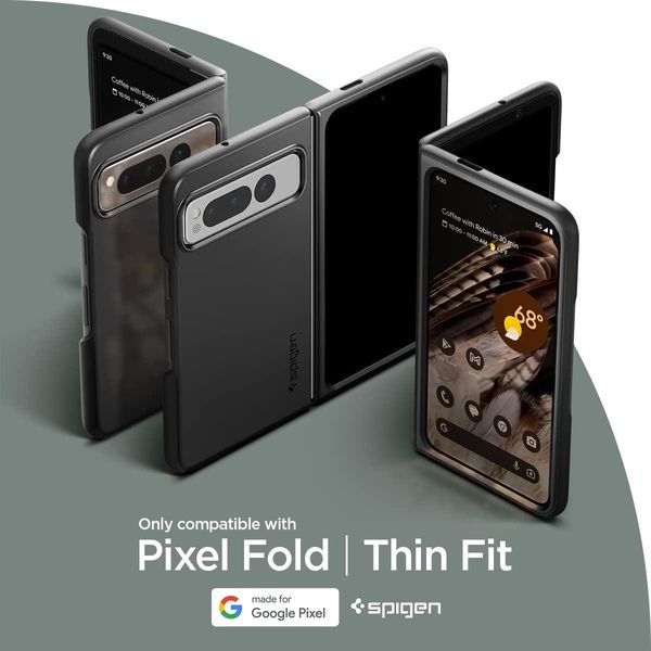 Чохол Spigen для Google Pixel Fold - Thin Fit, Black (ACS05919) ACS05919 фото