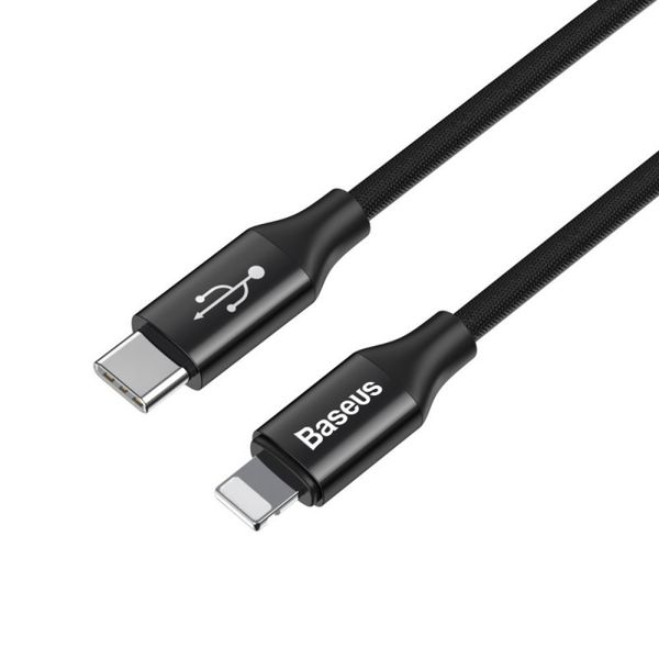 Кабель Baseus Yiven Series USB Type-C to Lightning 1m, Black (CATLYW-C01) 289390 фото