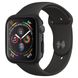 Чохол Spigen для Apple Watch 4 / 5 / 6 / SE (44mm) Thin Fit, Black (062CS24474) 062CS24474 фото 1