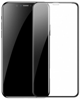 Захисне скло Baseus Full Screen Pet Soft 0.23 mm iPhone Xs Max, Black (SGAPIPH65-PE01) 279285 фото