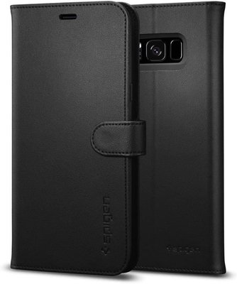 Книжка-Чохол Spigen для Samsung Galaxy S8 Plus Wallet S, Black (571CS21687) 571CS21687 фото