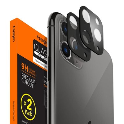 Защитное стекло на камеру Spigen для iPhone 11 Pro Max / 11 Pro Full Cover Camera Lens (2шт), Black (AGL00500) AGL00500 фото