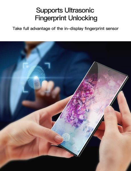 Захисна плівка ESR для Samsung Galaxy Note 10 Plus Liquid Skin Full-Coverage 3 шт, Clear (4894240084205) 84205 фото