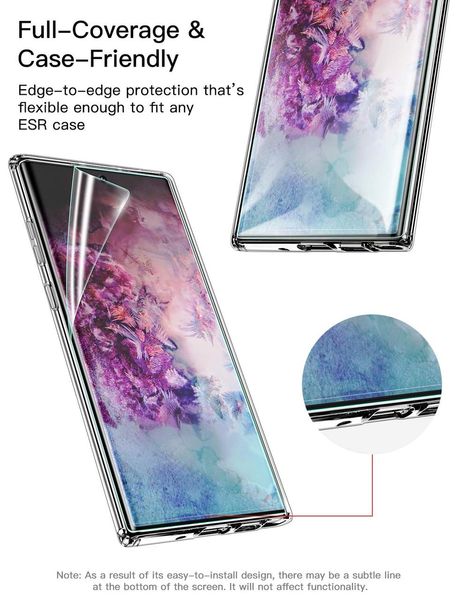 Захисна плівка ESR для Samsung Galaxy Note 10 Plus Liquid Skin Full-Coverage 3 шт, Clear (4894240084205) 84205 фото