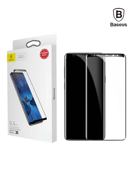 Защитное стекло Baseus для Samsung Galaxy S9 Full-Glass 0.3mm, Black (SGSAS9-TM01) SGSAS9-TM01 фото
