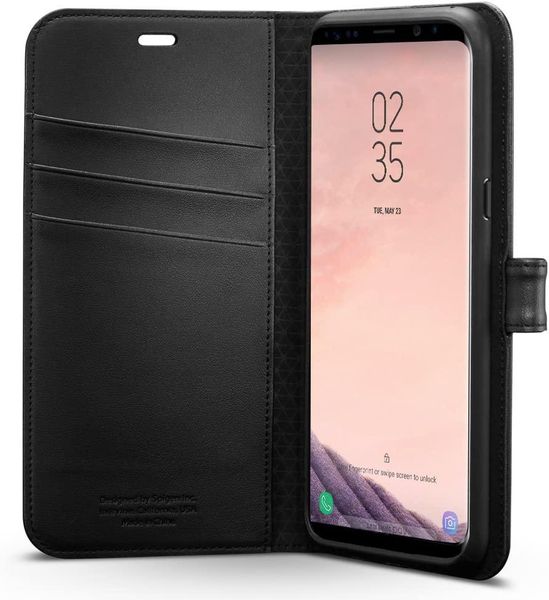 Книжка-Чохол Spigen для Samsung Galaxy S8 Plus Wallet S, Black (571CS21687) 571CS21687 фото
