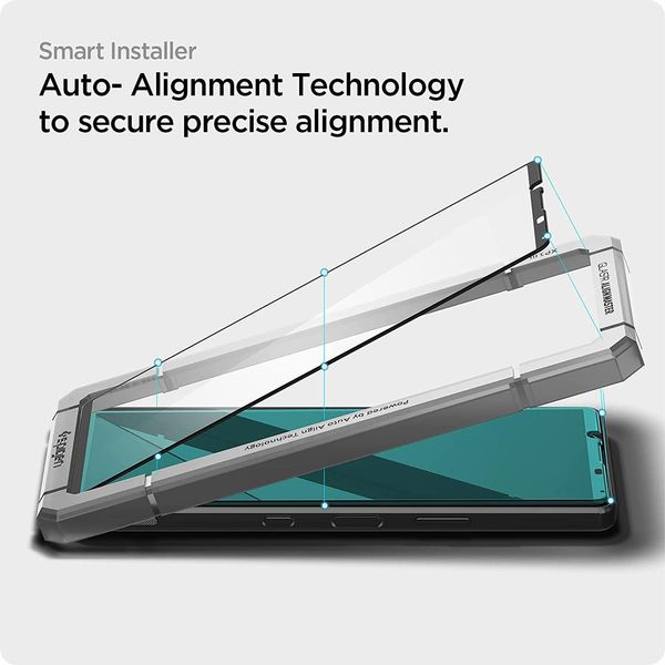 Захисне скло Spigen для Sony Xperia 1 III — Glas.tR AlignMaster, Black (AGL02893) AGL02893 фото