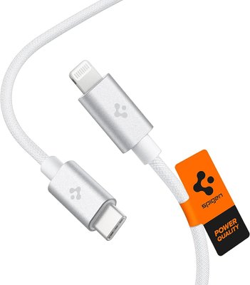 Кабель Spigen ArcWire USB-C to Lightning Cable PB2200 2m, White (ACA04467) ACA04467 фото