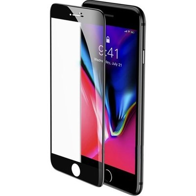 Захисне скло Baseus для iPhone SE 2020/8/7 Curved-screen PET Soft 3D, Black (SGAPIPH8N-GPE01) SGAPIPH8N-GPE01 фото
