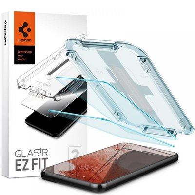 Защитное стекло Spigen для Samsung Galaxy S22 - EZ Fit GLAS.tR (2 шт), (AGL04151) AGL04151 фото
