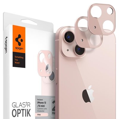 Защитное стекло Spigen для камеры iPhone 13/ 13 mini - Optik (2шт), Pink (AGL04036) AGL04036 фото