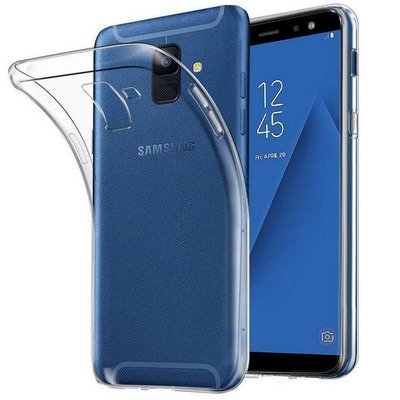 Чохол Ou Case для Samsung Galaxy A6 Unique Skid Siplicone, Transparent 1037412264 фото
