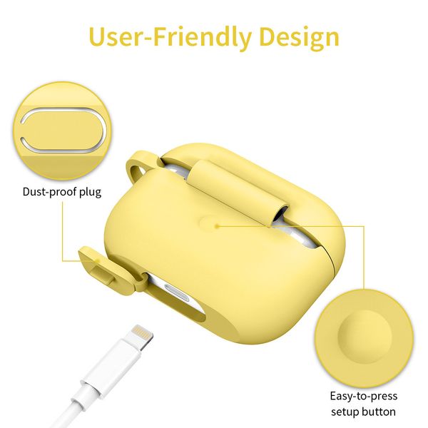 Чехол ESR для Apple AirPods Pro Bounce Series, Yellow (3C15190350401) 105146 фото