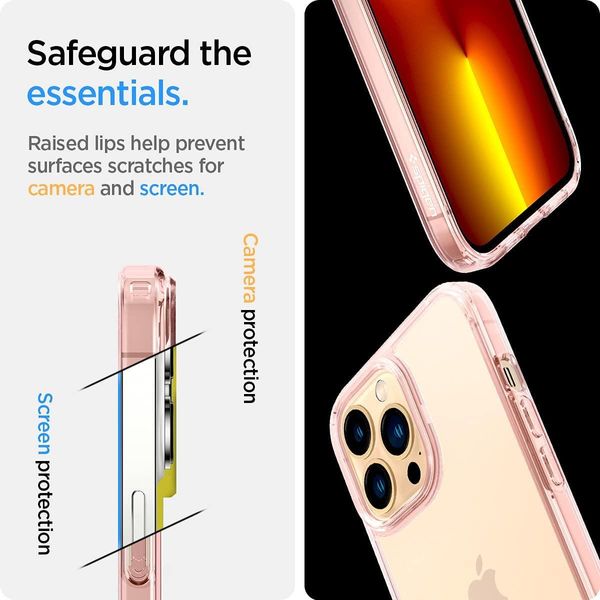 Чохол Spigen для iPhone 13 Pro Max — Ultra Hybrid, Rose Crystal (ACS03207) ACS03207 фото