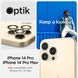 Захисне скло Spigen для камери iPhone 14 Pro/14 Pro Max - EZ Fit Optik Pro (2шт), Gold (AGL05598) AGL05598 фото 5