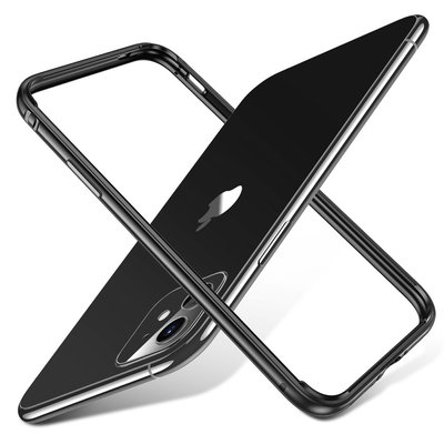 Бампер ESR для iPhone 11/ XR Crown Metal (Edge Guard), Black (4894240092118) 92118 фото