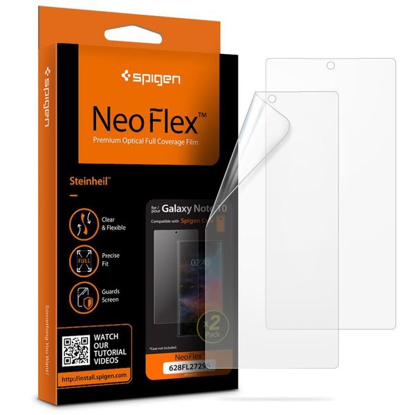 Защитная пленка Spigen для Samsung Galaxy Note 10 - Neo Flex, 2 шт (628FL27298) 628FL27298 фото