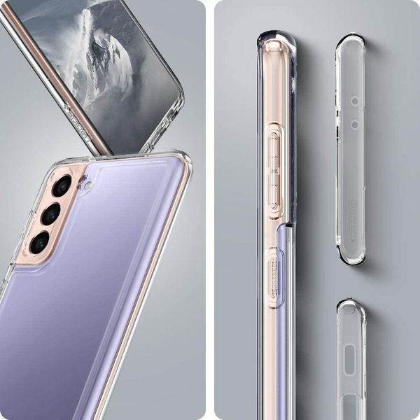 Чохол Spigen для Samsung Galaxy S21 — Ultra Hybrid, Crystal Clear (ACS02423) ACS02423 фото