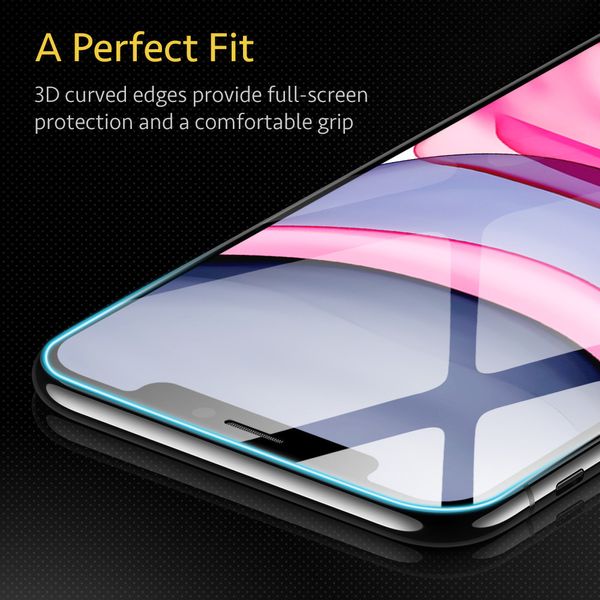 Защитное стекло ESR для iPhone 11 / XR Screen Shield 3D, 2 шт (3C03196130101) 85110 фото