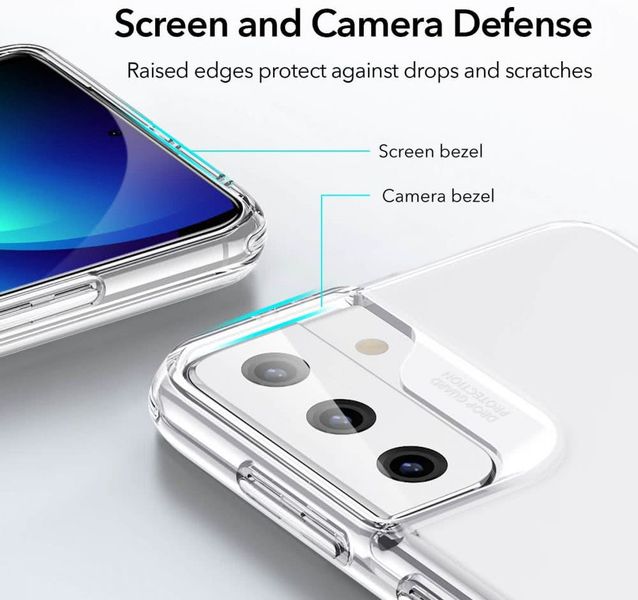Чехол ESR для Samsung Galaxy S21 Air Shield Boost (Metal Kickstand), Clear (3C01202190201) 141816 фото