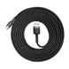 Кабель USB Baseus Cafule Type-C 2A 3m, Gray+Black (CATKLF-UG1) 296343 фото 4