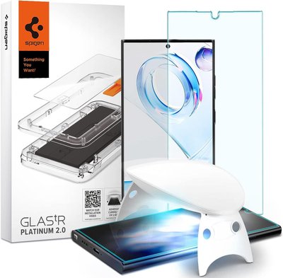 Защитное стекло Spigen для Samsung Galaxy S23 Ultra - Platinum 2.0 GLAS.tR, Clear (AGL05944) AGL05944 фото