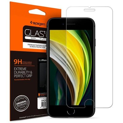 Защитное стекло Spigen для iPhone SE 2022/ 2020/ 8/ 7 - SLIM HD (AGL01374) AGL01374 фото