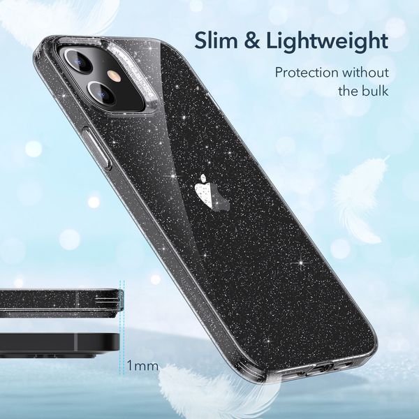 Чехол ESR для iPhone 12 mini Shimmer Sparkly Slim, Clear (3C01201180101) 121689 фото