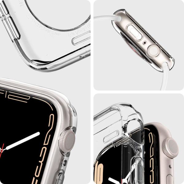 Чехол Spigen для Apple Watch (41 / 40mm) - Liquid Crystal, Crystal Clear (ACS04195) ACS04195 фото