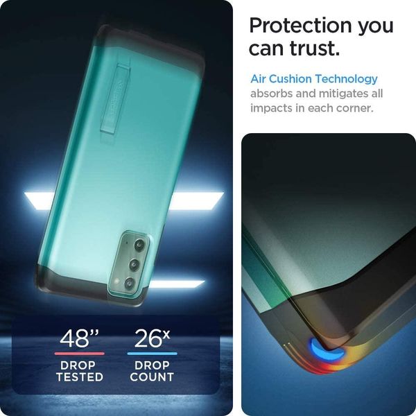 Чохол Spigen для Samsung Galaxy Note 20 — Tough Armor XP, Green (ACS01581) ACS01581 фото