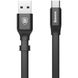 Кабель USB Baseus Type-C Nimble Portable 0.23m, Black (CATMBJ-01) 257375 фото 1