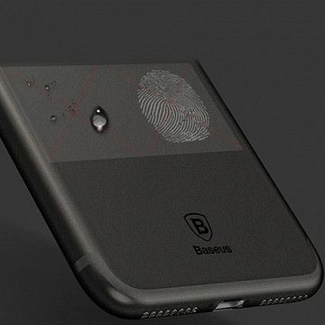 Чохол Baseus для iPhone 7/8 Wing Case, Transparent Black (WIAPIPH7-E01) 261044 фото