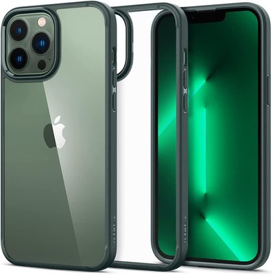 Чохол Spigen для iPhone 13 Pro Max — Ultra Hybrid, Midnight Green (ACS04558) ACS04558 фото