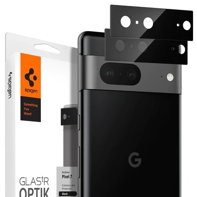Захисне скло Spigen для камери Google Pixel 7 - Optik Camera Lens (2шт), Black (AGL05471) AGL05471 фото