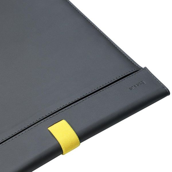 Чехол Baseus для Macbook Let''s go Traction Computer Liner Bag (16 inches), Grey+Yellow (LBQY-BGY) LBQY-BGY фото