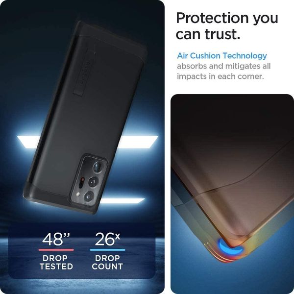 Чехол Spigen для Samsung Galaxy Note 20 Ultra - Tough Armor XP, Black (ACS01396) ACS01396 фото