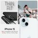 Чохол Spigen для iPhone 15 - Thin Fit, Black (ACS06776) ACS06776 фото 2