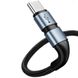 Baseus BMX MFI Міцний нейлоновий USB тип C PD 18W / Lightning 1,2 м сірий кабель (CATLSJ-AG1) 565215 фото 8