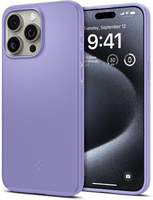 Чохол Spigen для iPhone 15 Pro - Thin Fit, Iris Purple (ACS06692) ACS06692 фото