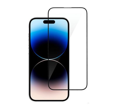 Защитное стекло 9D Full Glue для Apple iPhone 14 Pro Max, Black 1949154290 фото