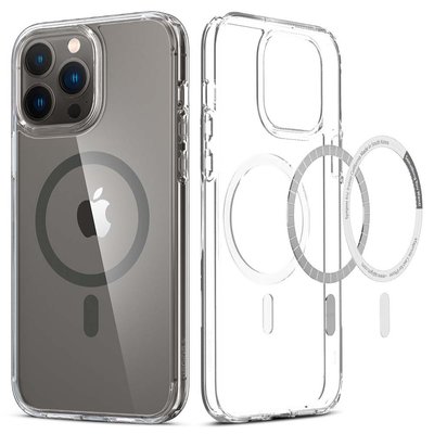 Чохол Spigen для iPhone 13 Pro Max - Hybrid Ultra MagSafe (Graphite), Clear (ACS03211) ACS03211 фото