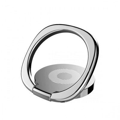 Кільце-тримач Baseus для смартфона, Silver (SUMQ-0S) 251687 фото