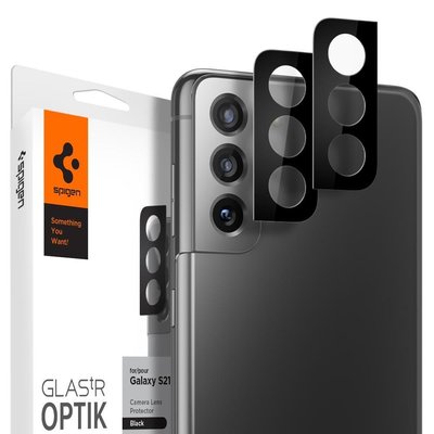 Защитное стекло Spigen для камеры Samsung Galaxy S21 - Optik (2шт), Black (AGL02735) AGL02735 фото