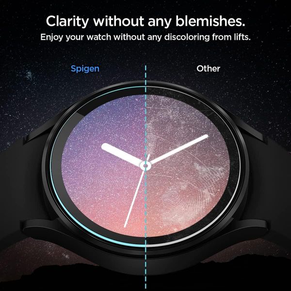 Захисне скло Spigen для Galaxy Watch 5 Pro (45mm) EZ FiT GLAS.tR (2шт), (AGL05346) AGL05346 фото