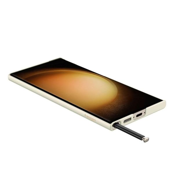 Чохол Spigen для Samsung Galaxy S23 Ultra - AirSkin, Shiny Cream (ACS06092) ACS06092 фото