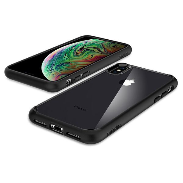 Чохол Spigen для iPhone XS Max Ultra Hybrid, Matte Black (065CS25128) 065CS25128 фото