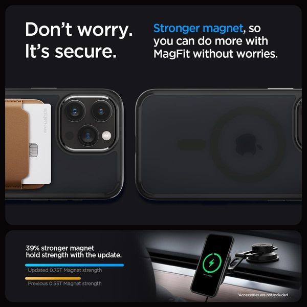 Чехол Spigen для iPhone 15 Pro - Ultra Hybrid MagSafe, Frost Black (ACS06720) ACS06720 фото